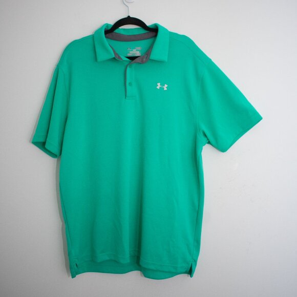 Under Armour Men's Heat Gear Loose Fit Polo size XL - Picture 2 of 8